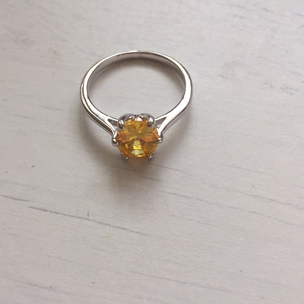 Yellow Gem Ring